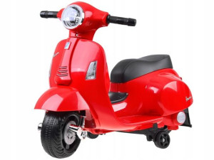 Motor Dla Dzieci Skuter Na Akumulator Vespa Red