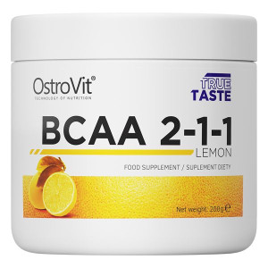 OSTROVIT BCAA 2-1-1 PROSZEK 200G - Pomarańcz
