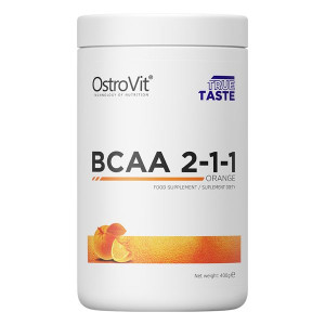 OSTROVIT BCAA 2-1-1 PROSZEK 400G - Pomarańcz