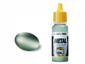 Farba akrylowa Silver A.MIG195 AMMO Mig Jimenez