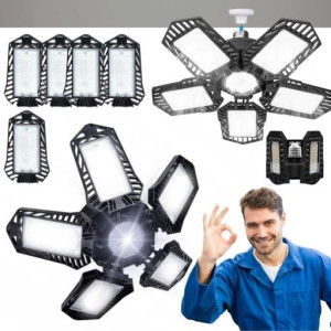 Lampa Warsztatowa Pro Sufitowa Składana Led Mocna