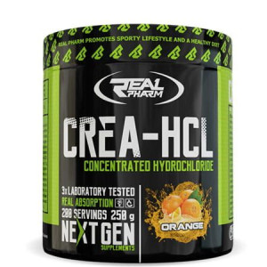 Real Pharm Crea-hcl Chlorowodorek Kreatyny Proszek 250g - Wiśnia