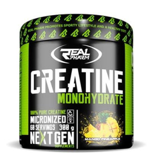 Real Pharm Creatine Monohydrate Proszek 300g - Pomarańcz