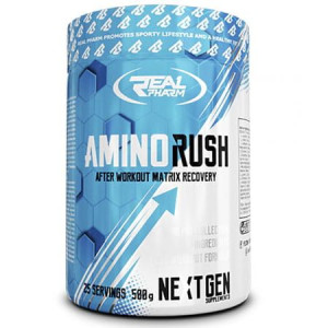 Real Pharm Amino Rush Proszek 500g - Cytryna