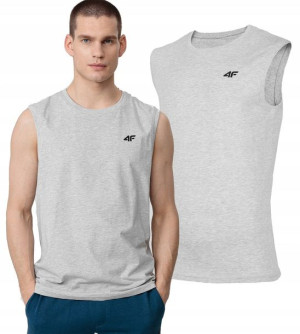 Koszulka Męska 4f Bez Rękawów T-shirt Bawełna L