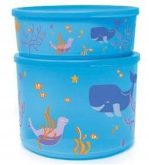 Tupperware Cubic Wieloryby 2szt 950ml+2,1l