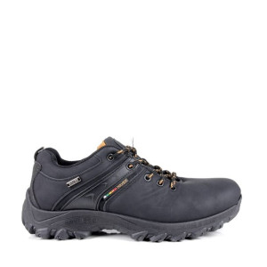 Męskie Buty Trekkingowe Sportowe Haver Am09-1 Black/camel Czarne/brązowe