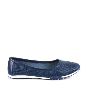 Damskie Baleriny Buty Sportowe Ze Skóry Filippo Dp3681 Granatowe