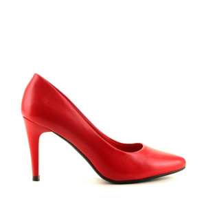 Czółenka Sergio Leone 1396 Czerwone Mat