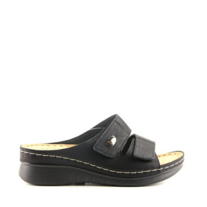 Klapki Na Rzep Evento 1602 Czarne Black