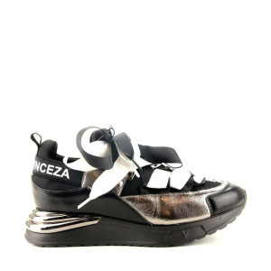 Sneakersy Vinceza 10658 Ciemno Srebrne