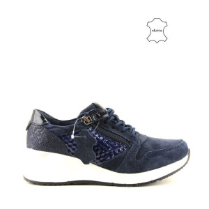 Sneakersy Filippo Dp2052/21nv Granatowy Skóra