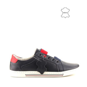 Trampki Filippo Dp2155/21nv Granatowy Skóra