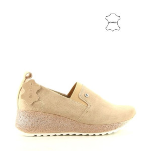 Sneakersy Filippo 1500 Be Beżowy Skóra