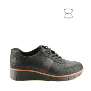 Sneakersy Ze Skóry Filippo Dp028 Czarne