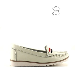 Mokasyny Filippo Dp652/19wh White Skóra