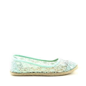 Tenisówki Slip On News 02tx76720 Green Koronka
