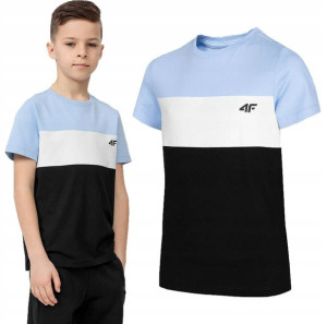 Koszulka Chłopięca 4f T-shirt Bawełna 146