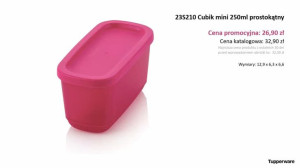 Tupperware Cubic Pojemnik 250ml