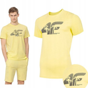 Koszulka Męska 4f Sportowa T-shirt Bawełna L