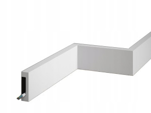 Listwa Przypodłogowa biała Mardom MD008E - 2,4 m