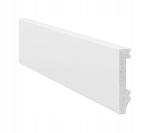 BIAŁA Listwa przypodłogowa Krome P8015, 8 cm