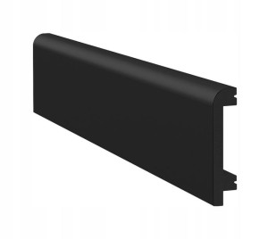 Listwa przypodłogowa czarna Krome P8018B, 8 cm