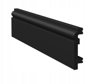 Listwa przypodłogowa CZARNA Krome P8019B, 8 cm