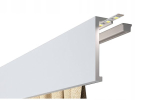 Maskownica Karnisza LED, Osłona Mardom QL035 12 cm