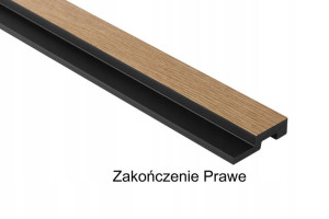 Panele Lamelowe - Zakończenie PRAWE L0200P