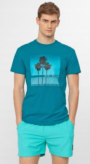 Koszulka Męska 4f Sportowa T-shirt Bawełna 3xl