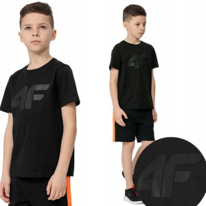 Koszulka Chłopięca 4f T-shirt Bawełna 134