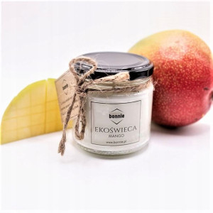 Świeca Sojowa Zapachowa Mango 200ml Bonnie