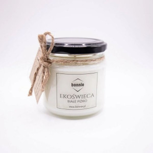 Świeca Sojowa Zapachowa Białe Piżmo 200ml Bonnie