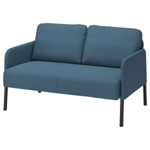 IKEA GLOSTAD Sofa 2 osobowa Knisa średnio niebieski