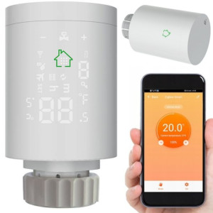 Głowica Termostatyczna Gtz04 Moes Zigbee 3.0 Tuya