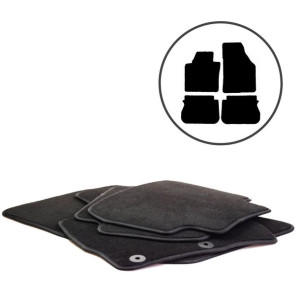 Dywaniki samochodowe welurowe do Volkswagen Caddy III 2004-2015, 4szt.
