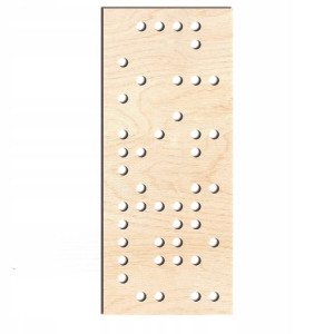 panel ażurowy dekoracyjny kropki 25x59cm