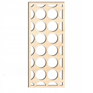 panel ażurowy dekoracyjny okręgi 25x59cm