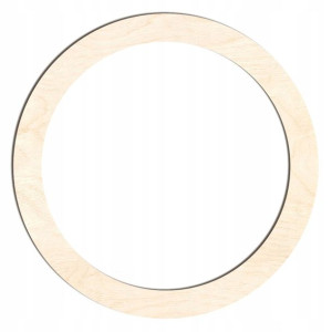 drewniana obręcz do łapacza snów 11cm szer 10mm