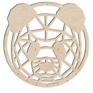 drewnana baza do makram panda 30cm GE095