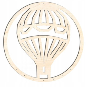 drewniana makrama 38cm balon GE204