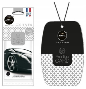 AROMA CAR Prestige Card SILVER ZAWIESZKA