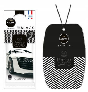 AROMA CAR Prestige Card BLACK ZAWIESZKA