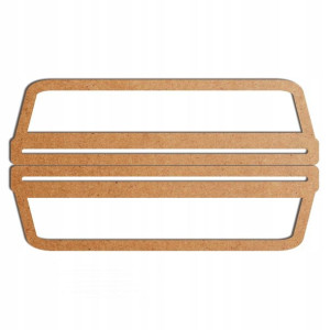 szare malowane rączki uchwyty torby 29x8cm E HDF