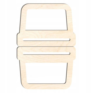 ucha siatki rączki uchwyty torby 11x8cm E sklejka