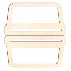 ucha siatki rączki uchwyty torby 15x8cm E sklejka