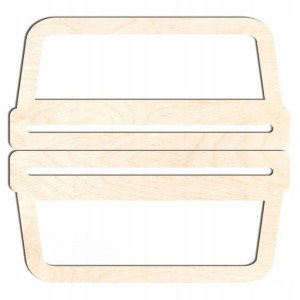ucha siatki rączki uchwyty torby 17x8cm E sklejka