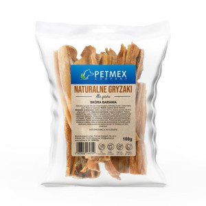 PETMEX Skóra barania gryzak naturalny 100g