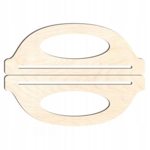 ucha siatki rączki uchwyty torby 22x8cm C sklejka